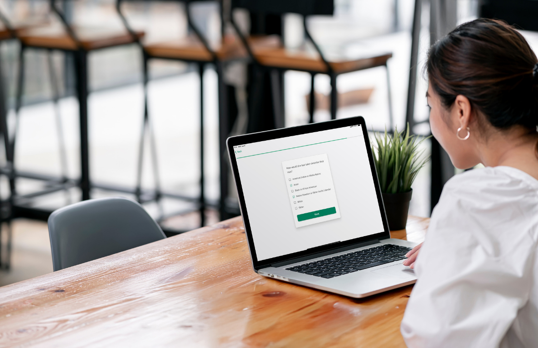 QbCheck user An adult patient testing for ADHD using QbCheck remote testing